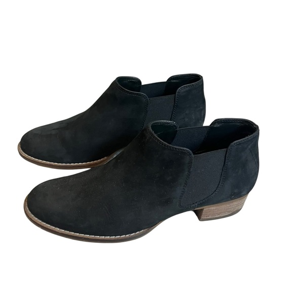 Paul Green Black Suede Chelsea Boot, Sz UK 4 / US 6.5 (runs big) - Picture 4 of 14